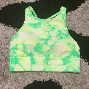 Lululemon energy long line sports bra *shibori